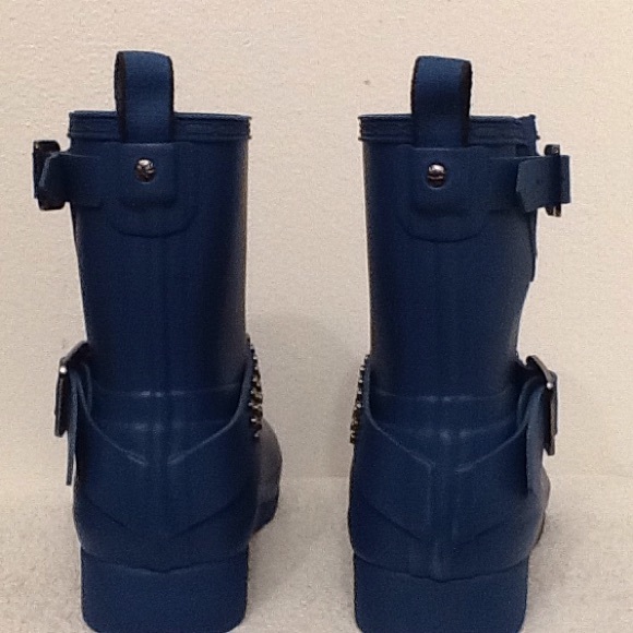 Hunter refined stud biker rain boots - Picture 3 of 3